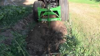 LIFEINVT 1st potato harvest John Deere 2520 and my Middle Buster plow