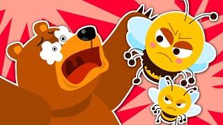 Honey Bear Song | Bee Sting! Take that! | Animal Song | Best Song for Kids  TidiKids