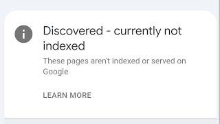 Discovered - currently not indexed bangla | discovered - currently not indexed for blogger 2024