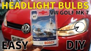 Volkswagen Dipped Beam Headlight Bulb Replacement - MK7 Golf - DIY