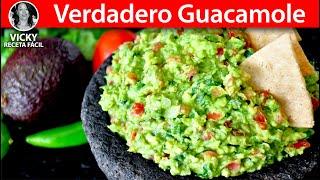 Verdadero Guacamole | #VickyRecetaFacil