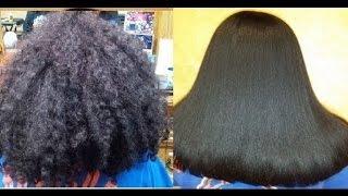 Permanent hair straightening at home using Natural ingredients,Hair Straightening At Home