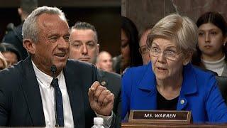 RFK Jr. vs. Elizabeth Warren: Full exchange in fiery discussion at Senate confirmation hearing