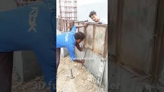 RCC Shear Wall shuttering work #shorts