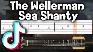 The Wellerman Sea Shanty (TikTok song) - Guitar tutorial (TAB)