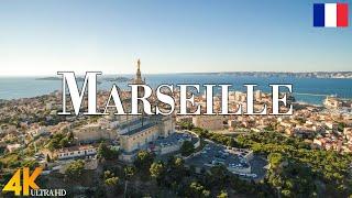 Marseille 4K drone view • Amazing Aerial View Of Marseille | Relaxation film with calming music