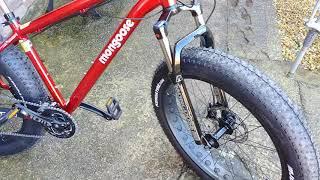 Fat bike Mongoose Argus Sport front fork upgrade