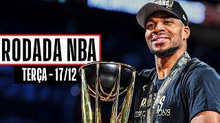 GIANNIS tem atuação HISTÓRICA na final, e BUCKS conquistam a NBA Cup! - Rodada NBA 17/12