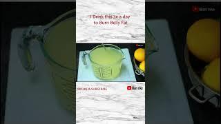 I drink this 3x  A DAY to burn BELLY FAT /stomach fat #shorts #shortsvideo #weightloss
