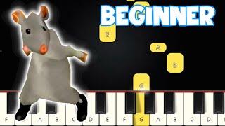 Rat Dance Meme | Beginner Piano Tutorial | Easy Piano
