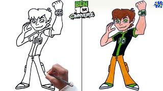 How to draw Ben 10 Omniverse