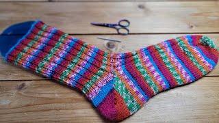 Fix holes, loose stitches in my short row heel