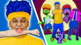 Baile del zombi con Cha-Cha, Chicky, Lya-Lya y Boom-Boom | D Billions Canciones Infantiles