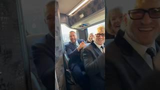  CONOR MCGREGOR SITS NEXT TO JAKE PAUL’S MOM ON BUS RIDE TO DONALD TRUMP INAUGURATION