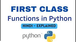 First Class Function in Python | Python First class functions | function as first class functions