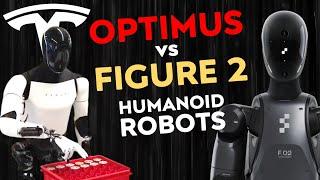 Best Humanoid Robot in 2024: Tesla Optimus vs Figure 2 | Head to Head Comparison