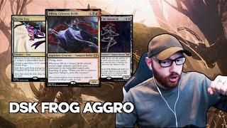 HANDS DOWN My Favorite Magic Card! | DSK Frog Aggro | Historic Bo3 | Metagame Challenge | MTG Aren