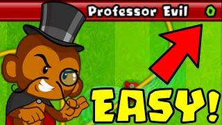 Easily Beat the NEW Professor Evil Challenge... (Bloons TD Battles)