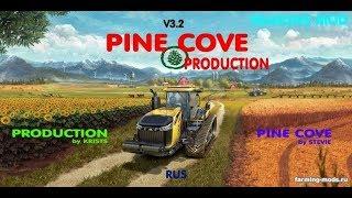 Farming Simulator 17 Карта Pine Cove Production RUS v 3.2 запускаем сахарный завод