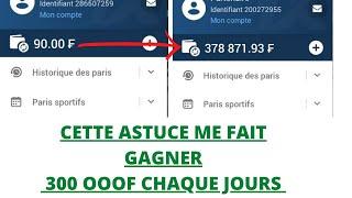 #1xbet, Comment gagner chaque jours 300000F  sur 1xbet grâce à cette nouvelle faille