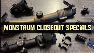 Monstrum Closeout Specials