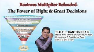 The Power of Right & Great Decision Full video By Santosh Nair