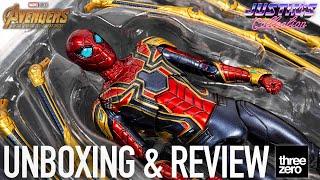 Iron Spider Avengers Infinity War Threezero DLX Unboxing & Review