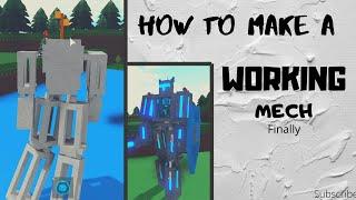 HOW TO BUILD A MECH IN BUILD A BOAT FOR TREASURE (Mech SpeedBuild) | Cosmiix Read desc!