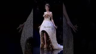 The designer vs the designs by Guo Pei#guopei #runway #designer #designs