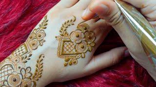 Leafy Henna Design || Meher's Henna