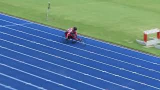 100m 35-39 Women Final, Pan Pacs Masters Games, SAF 8 November 2024