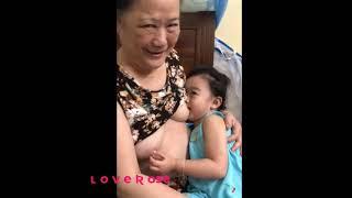 3-year-old girl wants to breastfeed her grandmother