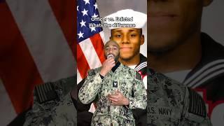 Officer vs. Enlisted in the Navy: Whats the Difference? #military #miltok #navy