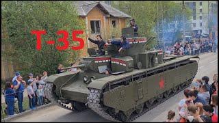 Парад Победы в Верхней Пышме 2021. Военная техника периода ВОВ.