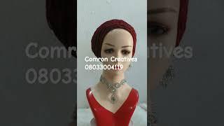 beaded turban cap #headwear #turban #fascinator #viral #fashion #inspiration