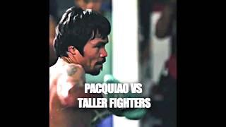 Small in Size, Giant in Skill – Pacquiao vs Bigger Men