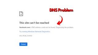 Cara mengatasi masalah internet DNS address could not be found windows 10