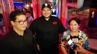 Aga Muhlach, Janice De Belen and Luigi Muhlach (Interview BTS) at LUMU Beerhouse & Filipino Kitchen