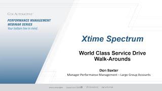 Xtime Spectrum: World Class Service Drive Walk-Arounds Webinar