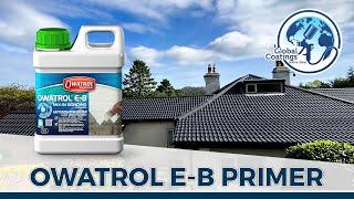 Painting a roof with OWATROL E-B Primer