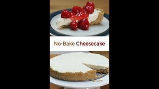 Easy No-Bake Cheesecake Recipe #shorts