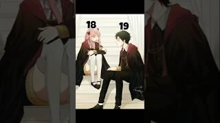 Anya x Damian1 year gap love story ️ #shorts #lovestory #spyxfamily