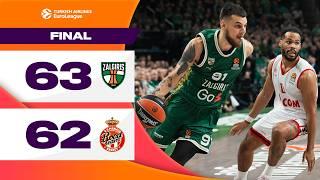 Last Second DEFENSE saves the STREAK | Zalgiris - AS Monaco | BASKETBALL HIGHLIGHTS R7 2024-25