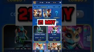 Hamster kombat daily combo today 21 May || hamster kombat May 21 #dailycombo