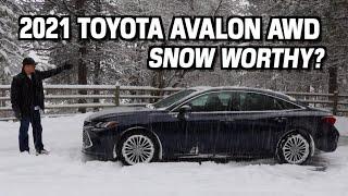 Snow Drive and Review 2021 Toyota Avalon Everyman Driver