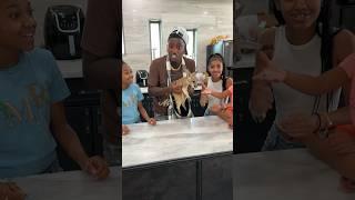 Dad surprised kids with a pet kangaroo #shorts