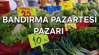 Balıkesir Bandırma Pazartesi Pazarı  - 25 Aralık 2024 - #turkey #viralvideo #vlog #bazaar #pazar