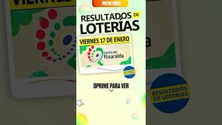 Resultado Lotería de Risaralda del 17 de Enero 2025 #resultado #loteria #loteriaderisaralda