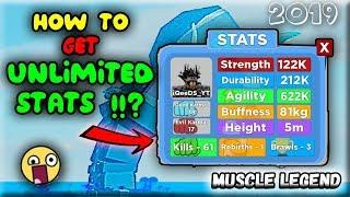 HOW TO GET UNLIMITED STATS !!? / Muscle Legends / Roblox