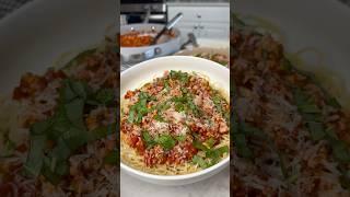 High protein turkey spaghetti